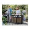 KETER grilltafel Deco Unity XL 207L walnoottint