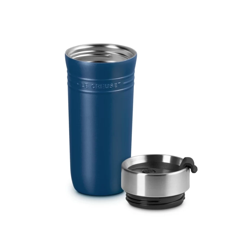 LE CREUSET thermobeker ON THE GO 350 ml blauw