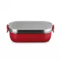 LE CREUSET lunchbox ON THE GO 900 ml rood