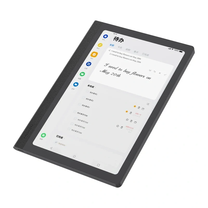 HUION Note E X50 10,3 inch E-Ink tablet met PenTech 3.0 stylus, 4GB RAM, 64GB opslag, Android 11, Dual-Tone-voorlicht, aluminium achterkant