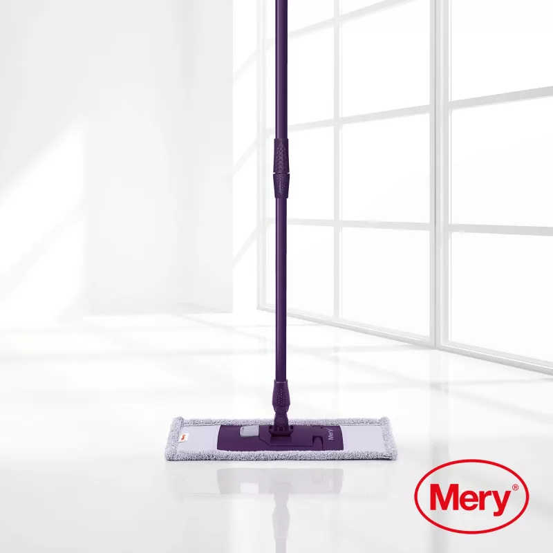 MERY microvezel-mop 45 cm met metalen steel 140 cm