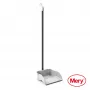 MERY zoutwater-schepnet met steel grijs