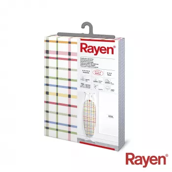 RAYEN Strijkplankhoes Stof Medium XXL Easyclip 150x55cm