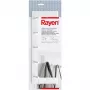 RAYEN Deurhaken om op te hangen / 5 haken / wit