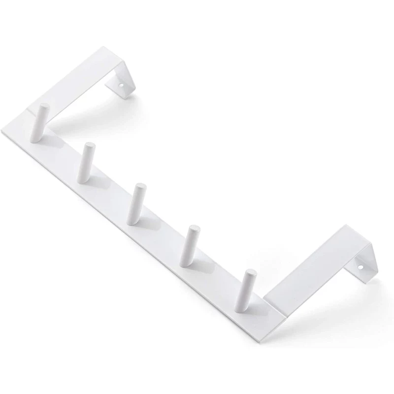 RAYEN Deurhaken om op te hangen / 5 haken / wit