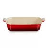 LE CREUSET Rechthoekige ovenschaal Heritage aardewerk 32x24cm / 4L rood