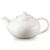 LE CREUSET Aardewerk theepot 1,3L wit