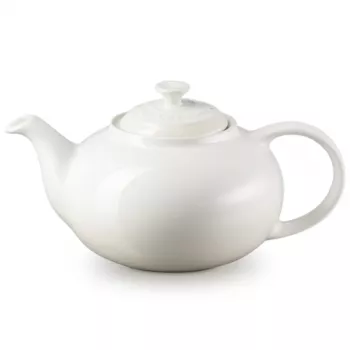 LE CREUSET Aardewerk theepot 1,3L wit
