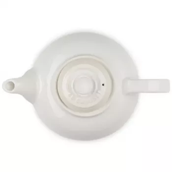 LE CREUSET Aardewerk theepot 1,3L wit