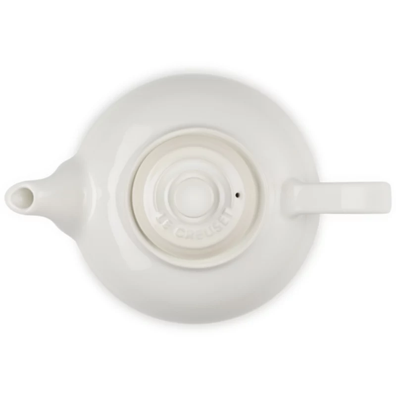 LE CREUSET Aardewerk theepot 1,3L wit