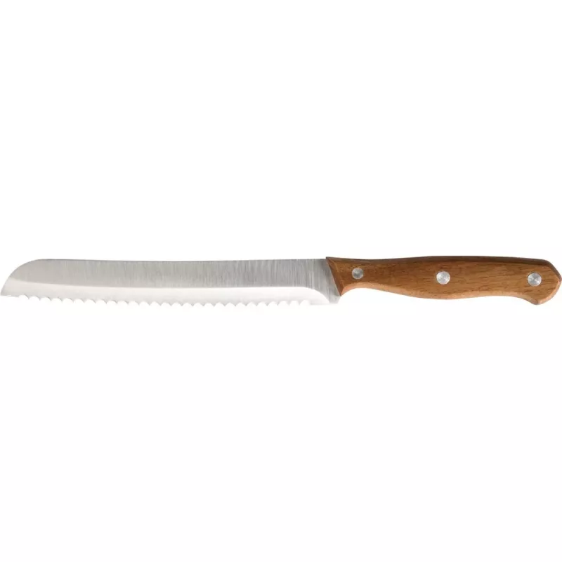 LAMART LT2080 acaciahouten messenblok-set, 5 RVS-messen
