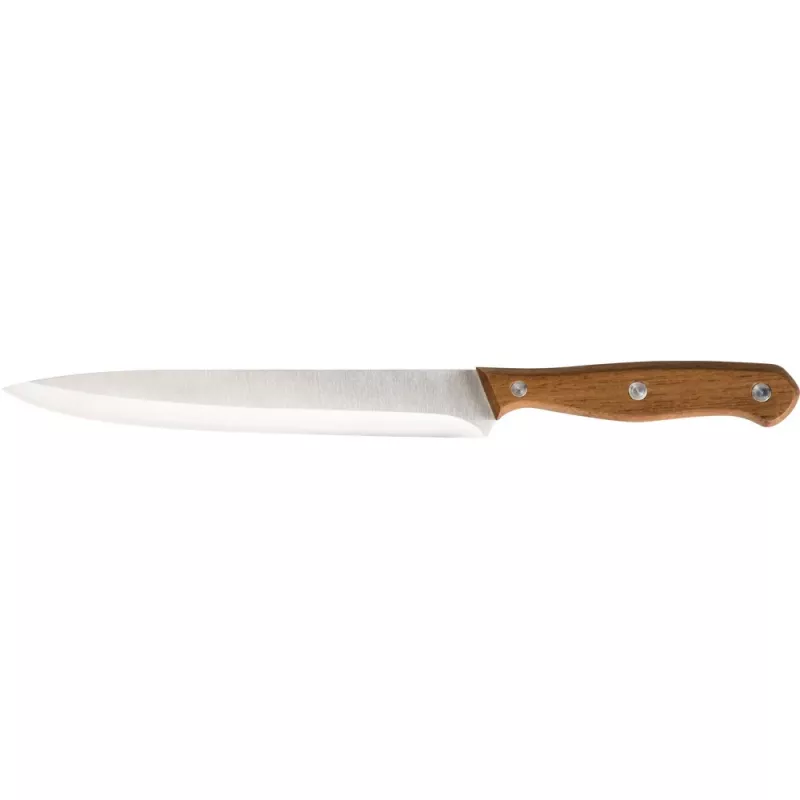 LAMART LT2080 acaciahouten messenblok-set, 5 RVS-messen