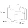 KETER tuinstoelen 2 stuks California bruin