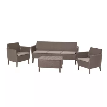 KETER tuinmeubelset Salemo 3-zits set beige