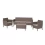 KETER tuinmeubelset Salemo 3-zits set beige