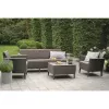 KETER tuinmeubelset Salemo 3-zits set beige