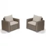 KETER tuinstoelen 2 stuks California beige