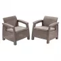 KETER tuinstoelen Corfu Duo set beige