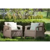 KETER tuinstoelen Corfu Duo set beige
