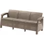 KETER Corfu Love Seat Max beige driepersoons tuinbank