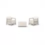 KETER tuinmeubelset Scandi Linea balkonset kiezelgrijs/lichtbeige