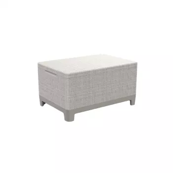 KETER tuintafel/opbergbox Scandi Storage Table kiezelgrijs/lichtbeige