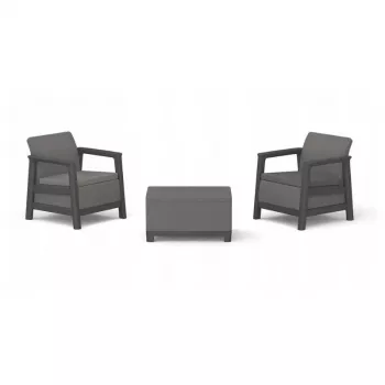 KETER tuinmeubelset Scandi Linea balkonset grijs