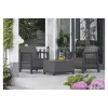 KETER tuinmeubelset Scandi Linea balkonset grijs