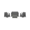 KETER tuinmeubelset Scandi Linea 2-zits set grijs