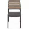 KETER tuinstoel Deco Porto walnoot/grijs