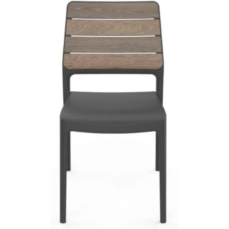 KETER tuinstoel Deco Porto walnoot/grijs