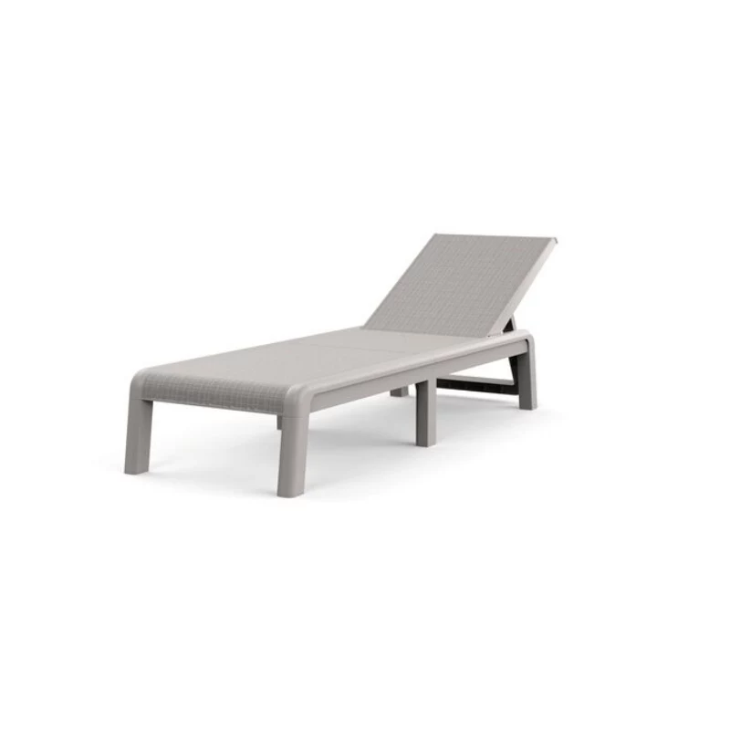 KETER Atlas ligstoel met kussen lichtbeige