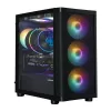 Zalman M4 SE zwart mATX mini tower pc-behuizing met 6x 120mm FRGB-ventilatoren
