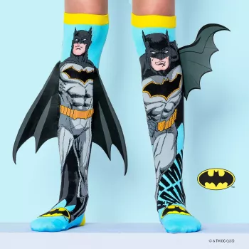 MADMIA kinderen kniekousen sokken DC Comics / Batman met 3D-vleugels / MB001