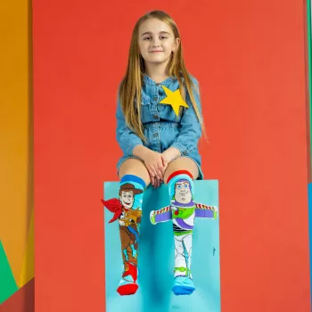 MADMIA kinderen kniekousen sokken Toy Story Toystory Buzz Chudy Woody / Md018