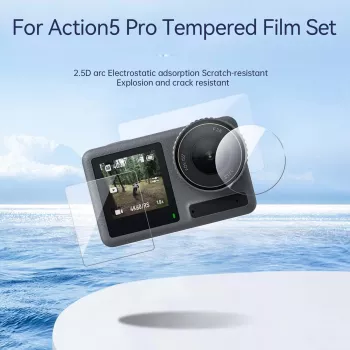 Beschermkap bescherming voor 2x display lens DJI Osmo Action 5 Pro / Telesin S6-flm-10tdj