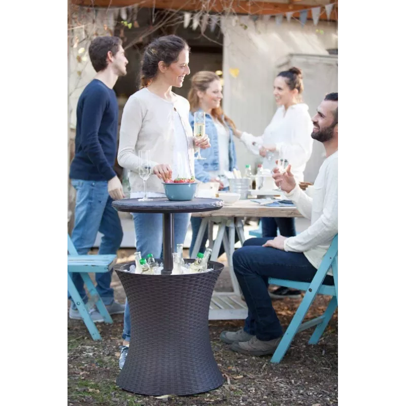 Keter Cool Bar rattan bruin