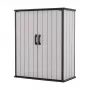 Keter Premier Tall tuinhuis 29209552 – beige/bruin hars opslaghuis, 1700L, dubbelwandig, afsluitbaar