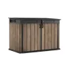 KETER Tuinhuis Deco Horizontal schuur essenhoutkleur