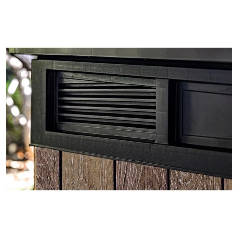 KETER Tuinhuis Deco Horizontal schuur essenhoutkleur