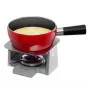 Trisa Swiss Cross Stone kaasfondue-set 2,5L, 6 vorken, steengoed pan met rechaud en brander (7579.75)