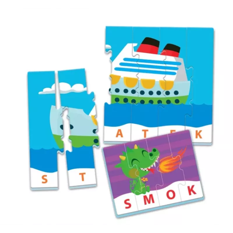 Leerpuzzel: Mijn eerste woorden spelen en leren Poolse taal Clementoni 50770