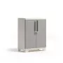 KETER Linear houten sokkelkast 68x39x90cm lichtbeige/lichtgrijs