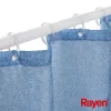 RAYEN Douchegordijn 180x200cm blauw, polyester