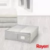 RAYEN Premium grijze dekenbox 65x55x20cm