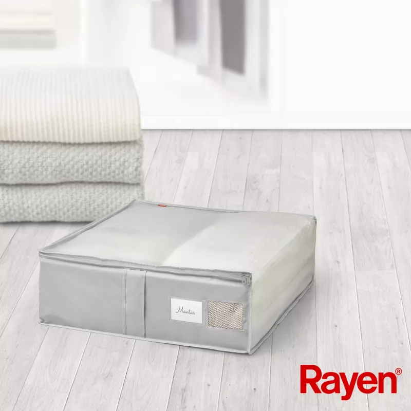 RAYEN Premium grijze dekenbox 65x55x20cm