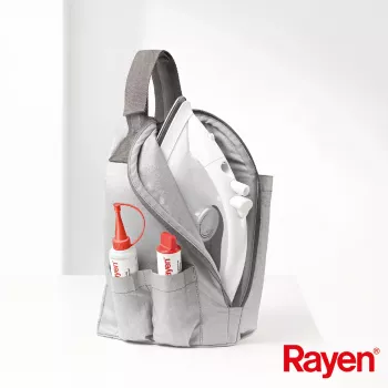 RAYEN Strijkijzerhoes/metallisat katoen 30x20x15cm