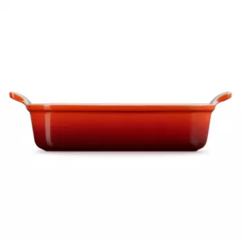 LE CREUSET Rechthoekige ovenschaal Heritage aardewerk 26x19cm / 2,4L rood