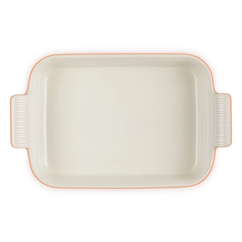 LE CREUSET Rechthoekige ovenschaal Heritage aardewerk 26x19cm / 2,4L rood