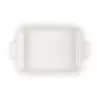 Le Creuset Rechthoekige Heritage aardewerk ovenschaal 26x19cm / 2,4L wit